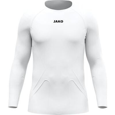 JAKO unisex långärmad skjorta lätt, vit, S JAKO unisex långärmad skjorta lätt, vit, S