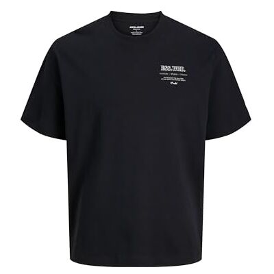 JACK & JONES Jjeurban Edge Studio Tee Ss Sn Pls – plus size, svart, 3XL JACK & JONES Jjeurban Edge Studio Tee Ss Sn Pls – plus size, svart, 3XL