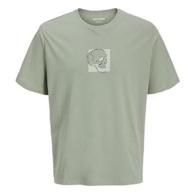 JACK & JONES Jjskully Tee Ss Crew Neck, Isberggrön, XS JACK & JONES Jjskully Tee Ss Crew Neck, Isberggrön, XS