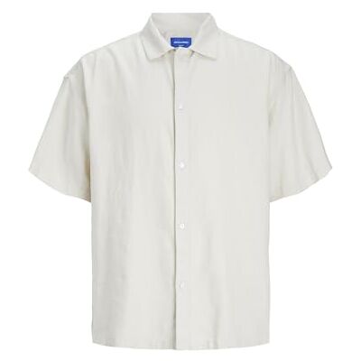 JACK & JONES skjorta för män, bred passform, skjorta, Moonbeam, S JACK & JONES skjorta för män, bred passform, skjorta, Moonbeam, S