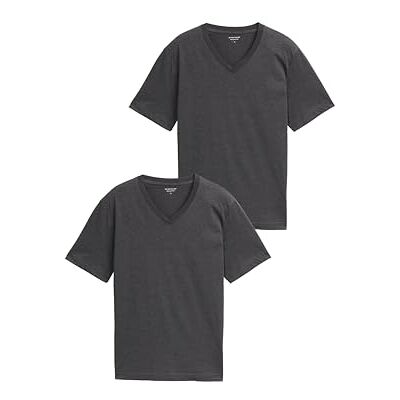 TOM TAILOR T-shirt för män, 11086 – Mörkgrå melerad, XL TOM TAILOR T-shirt för män, 11086 – Mörkgrå melerad, XL