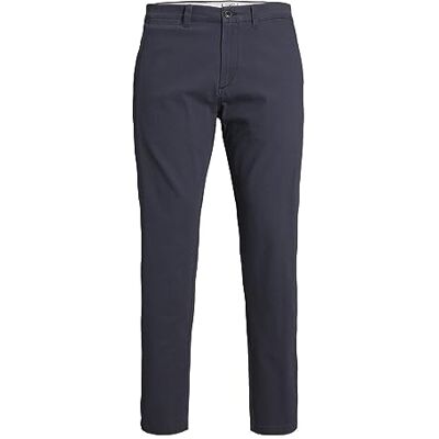 JACK & JONES Jpstkane Jjdave byxor för män, marinblå blazer, 27W / 30L JACK & JONES Jpstkane Jjdave byxor för män, marinblå blazer, 27W / 30L