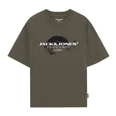 JACK & JONES Jcocondor Tee Ss Crew Neck FST, Vetiver, M JACK & JONES Jcocondor Tee Ss Crew Neck FST, Vetiver, M