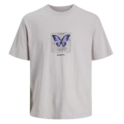 JACK & JONES Jcorecharge Photo Print Tee Ss Crew Neck, Lilac marmor, L JACK & JONES Jcorecharge Photo Print Tee Ss Crew Neck, Lilac marmor, L