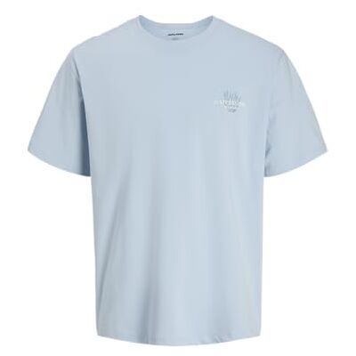 JACK & JONES Jjcorals Tee Ss Crew Neck, Himmelsk blå, XXL JACK & JONES Jjcorals Tee Ss Crew Neck, Himmelsk blå, XXL