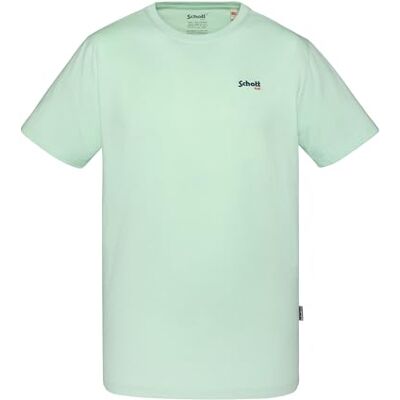 Schott NYC Tscasual T-shirt herr, Färg: grön, S Schott NYC Tscasual T-shirt herr, Färg: grön, S