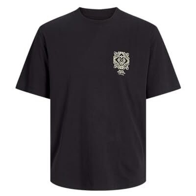 JACK & JONES Jorparos bröst-t-shirt Ss Crew Neck, svart, M JACK & JONES Jorparos bröst-t-shirt Ss Crew Neck, svart, M