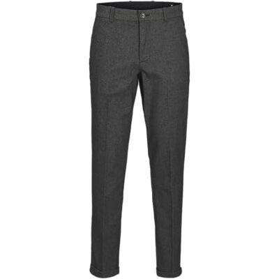 JACK & JONES herr carrot fit byxor Jpstace Henry Chino Sn, Grå melange, 29W / 34L JACK & JONES herr carrot fit byxor Jpstace Henry Chino Sn, Grå melange, 29W / 34L