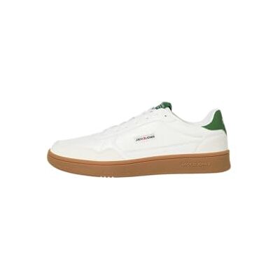 JACK & JONES JACK&JONES JFWBOUNCE PU NOOS sneakers för män, vit/detalj: grön (Verdant Green), 46 EU, Vit detalj Verdant Green, 46 EU JACK & JONES JACK&JONES JFWBOUNCE PU NOOS sneakers för män, vit/detalj: grön (Verdant Green), 46 EU, Vit detalj Verdant Green, 46 EU