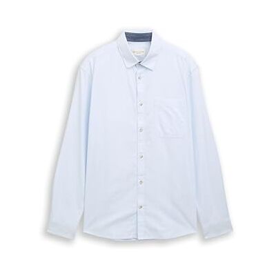TOM TAILOR herrskjorta, 35972 – Blå liten struktur, 3XL TOM TAILOR herrskjorta, 35972 – Blå liten struktur, 3XL