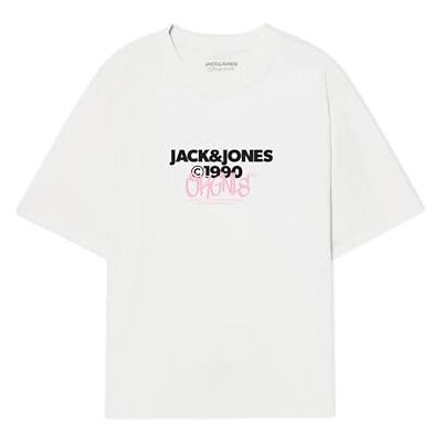 JACK & JONES JACK&JONES Jorbushwick Tee Ss Crew Neck FST, Ljus vit, S JACK & JONES JACK&JONES Jorbushwick Tee Ss Crew Neck FST, Ljus vit, S