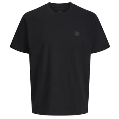 JACK & JONES Herr Jprblachandler Ss Tee, Svart skönhet, L JACK & JONES Herr Jprblachandler Ss Tee, Svart skönhet, L
