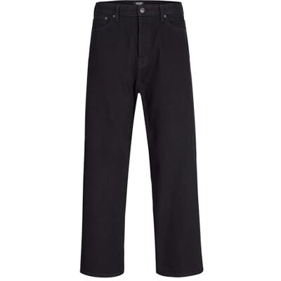 JACK & JONES Jjialex Jjoriginal Black Od Rinsed Bso Jeans, Svart denim, 33W x 32L JACK & JONES Jjialex Jjoriginal Black Od Rinsed Bso Jeans, Svart denim, 33W x 32L