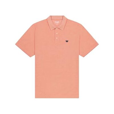 Wrangler Refined Polo Shirt för män, apelsin, L Wrangler Refined Polo Shirt för män, apelsin, L