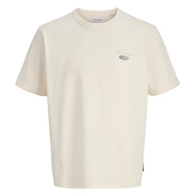 JACK & JONES Jjedover Graphic Tee Ss Crew Neck Sn Pls – Plus Size, Antik vit, 5XL JACK & JONES Jjedover Graphic Tee Ss Crew Neck Sn Pls – Plus Size, Antik vit, 5XL