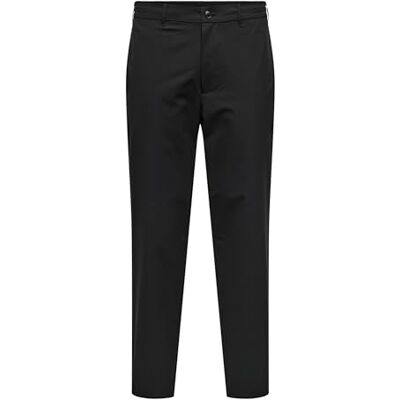 Only & Sons Onsflex Tapered 0367 Pants Noos, svart, XS Only & Sons Onsflex Tapered 0367 Pants Noos, svart, XS
