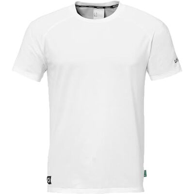 uhlsport ID T-shirt fitnessskjorta för barn och vuxna – fotbollströja – andningsbar och bekväm, Vit, 140 cm uhlsport ID T-shirt fitnessskjorta för barn och vuxna – fotbollströja – andningsbar och bekväm, Vit, 140 cm