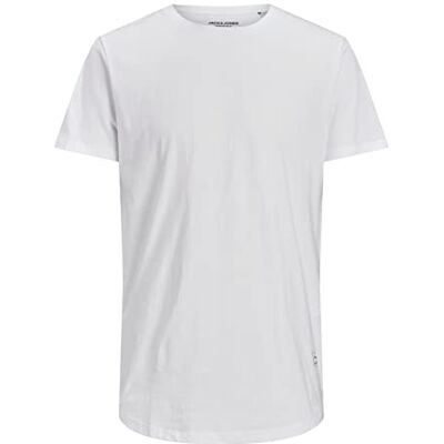 JACK & JONES JACK&JONES PLUS Herr JJENOA Tee SS Crew Neck NOOS PS t-shirt, vit, 2XL JACK & JONES JACK&JONES PLUS Herr JJENOA Tee SS Crew Neck NOOS PS t-shirt, vit, 2XL