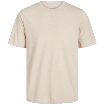 JACK & JONES Jjeorganic Mel Tee Ss O-Neck Noos Pls, Moonbeam, 3XL JACK & JONES Jjeorganic Mel Tee Ss O-Neck Noos Pls, Moonbeam, 3XL