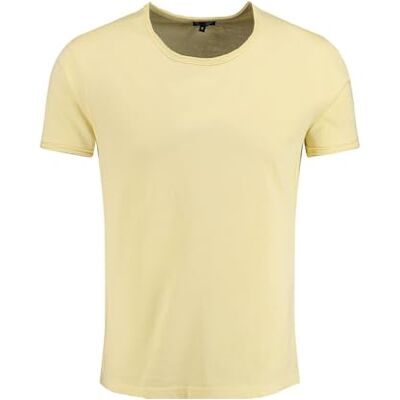 KEY LARGO Herr Freeze Round T-shirt, Pastel Yellow (1418), L KEY LARGO Herr Freeze Round T-shirt, Pastel Yellow (1418), L
