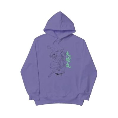 Tealer huvtröja Orochimaru huvtröja, lila, XL blandad, Färg: blå, XL Tealer huvtröja Orochimaru huvtröja, lila, XL blandad, Färg: blå, XL