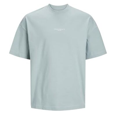JACK & JONES JORSANTORINI Tee SS Crew Neck, Grå mist, M JACK & JONES JORSANTORINI Tee SS Crew Neck, Grå mist, M