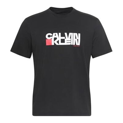 Calvin jeans herr SS 30s EU CK REDBOX grafisk t-shirt LV04RD814G grafiska t-shirts, svart (svart), M, svart (svart), M Calvin jeans herr SS 30s EU CK REDBOX grafisk t-shirt LV04RD814G grafiska t-shirts, svart (svart), M, svart (svart), M