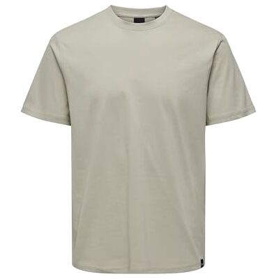 Only & Sons ONSMAX Life SS Stitch Tee NOOS, Silverfoder, M Only & Sons ONSMAX Life SS Stitch Tee NOOS, Silverfoder, M