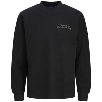 JACK & JONES JACK&JONES JORROXBURY Sweat Crew Neck, svart, S JACK & JONES JACK&JONES JORROXBURY Sweat Crew Neck, svart, S
