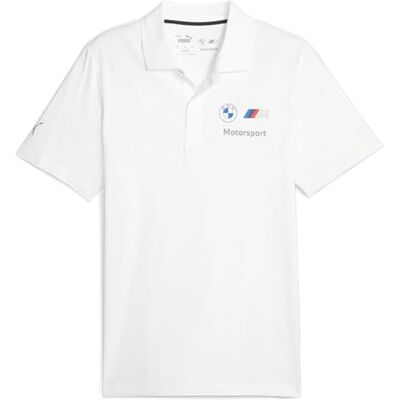PUMA Herr BMW M Motorsport Essentials Polo T-shirt, Vit-ah23, XXL PUMA Herr BMW M Motorsport Essentials Polo T-shirt, Vit-ah23, XXL