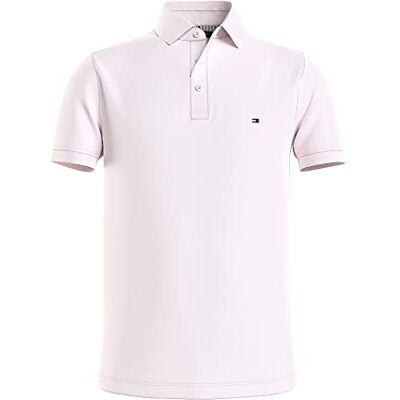 Tommy Hilfiger Herr Kortärmad 1985 Slim Fit Pikétröja, Rosa (ljusrosa), M Tommy Hilfiger Herr Kortärmad 1985 Slim Fit Pikétröja, Rosa (ljusrosa), M