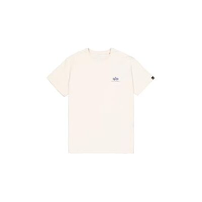 Alpha Industries Backprint T-Shirt för män, Vintage White, 3XL Alpha Industries Backprint T-Shirt för män, Vintage White, 3XL