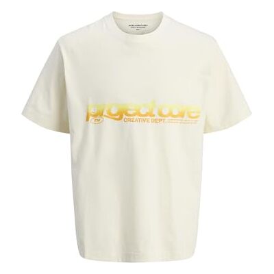 JACK & JONES Jcounion Summer Front Tee Ss Crew Sn, Söt majs, XS JACK & JONES Jcounion Summer Front Tee Ss Crew Sn, Söt majs, XS