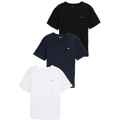 TOM TAILOR T-shirt för män, 20000 – vit, M TOM TAILOR T-shirt för män, 20000 – vit, M