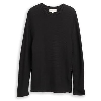TOM TAILOR Denim herrtröja, 10429 – nattklocka svart, XS TOM TAILOR Denim herrtröja, 10429 – nattklocka svart, XS