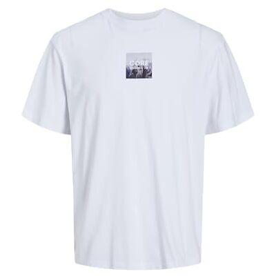 JACK & JONES JCOEDITION Berlin Tee SS Crew Neck, Marshmallow/tryck: kaktus, XS JACK & JONES JCOEDITION Berlin Tee SS Crew Neck, Marshmallow/tryck: kaktus, XS