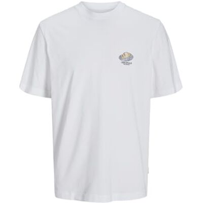 JACK & JONES JACK&JONES JORROXBURY sketch Tee SS Crew Neck, Ljus vit, L JACK & JONES JACK&JONES JORROXBURY sketch Tee SS Crew Neck, Ljus vit, L