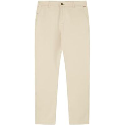 Springfield Chino smala enfärgade byxor för män, Ljusbeige, 44 Springfield Chino smala enfärgade byxor för män, Ljusbeige, 44