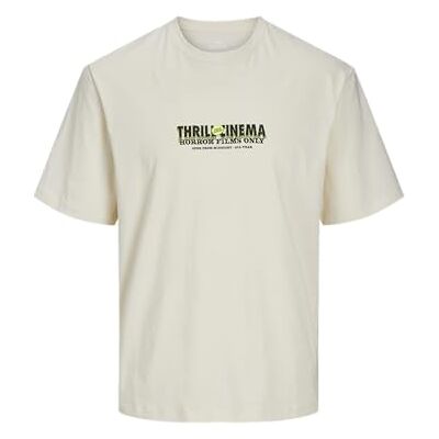 JACK & JONES JACK&JONES JORUNDEAD Tee SS Crew Neck TG, Buttercreme, M JACK & JONES JACK&JONES JORUNDEAD Tee SS Crew Neck TG, Buttercreme, M