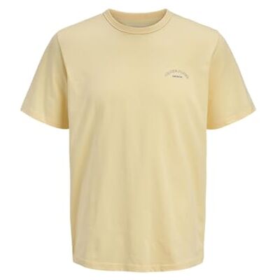 JACK & JONES Jjcollegelogotyp Tee Ss Crew Neck, Solljus, L JACK & JONES Jjcollegelogotyp Tee Ss Crew Neck, Solljus, L