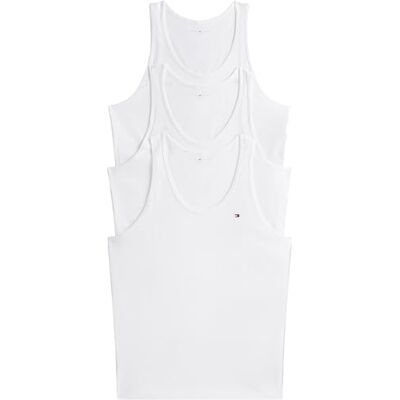 Tommy Hilfiger Män 3P Tank Top UM0UM03387 Tank Top, Vit (Vit/Vit), S, Vit (vit/vit), S Tommy Hilfiger Män 3P Tank Top UM0UM03387 Tank Top, Vit (Vit/Vit), S, Vit (vit/vit), S