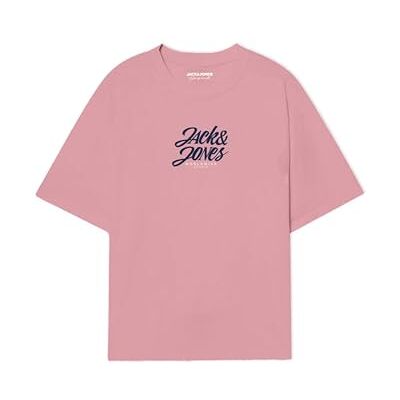 JACK & JONES Jortavira Tee Ss Crew Neck FST, Tickled rosa, L JACK & JONES Jortavira Tee Ss Crew Neck FST, Tickled rosa, L