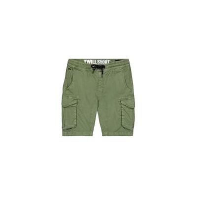 Alpha Industries Cotton Twill Jogger Shorts för män Vintage Green L Alpha Industries Cotton Twill Jogger Shorts för män Vintage Green L