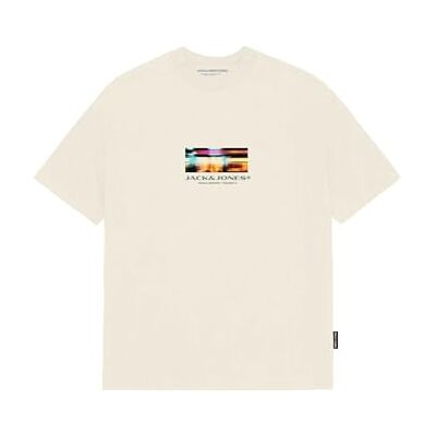 JACK & JONES herr Jcocalma Photo Tee Ss Crew Neck FST, Söt majs, L JACK & JONES herr Jcocalma Photo Tee Ss Crew Neck FST, Söt majs, L