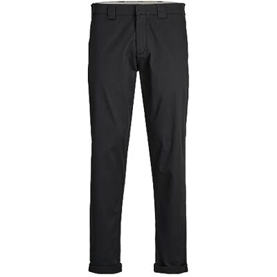 JACK & JONES Male Chino Kane Pablo SA, svart, 28W / 32L JACK & JONES Male Chino Kane Pablo SA, svart, 28W / 32L
