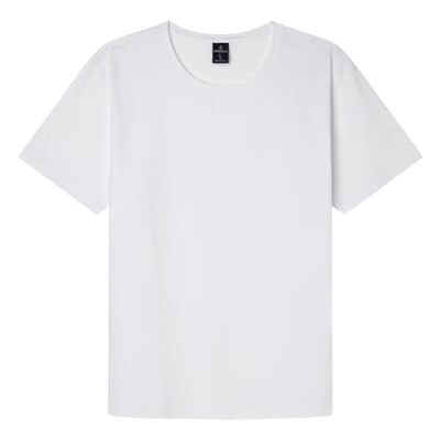 Springfield Herr T-shirt, standard vit, XS Springfield Herr T-shirt, standard vit, XS