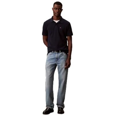 Calvin Jeans Pikétröjor för män, Blå (mörk safir), S Calvin Jeans Pikétröjor för män, Blå (mörk safir), S
