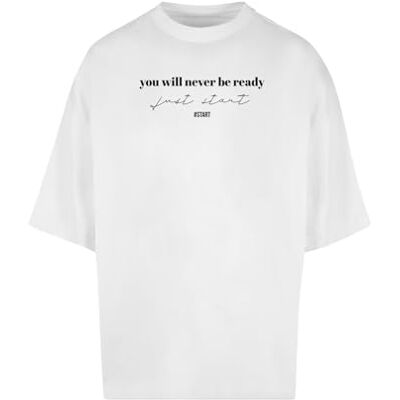 MERCHCODE T-shirt för män, 100% bomull, vit, L, Vit, L MERCHCODE T-shirt för män, 100% bomull, vit, L, Vit, L