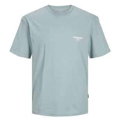 JACK & JONES JACK&JONES JORBORA varumärke Tee SS Crew Neck BLK, Grå mist, L JACK & JONES JACK&JONES JORBORA varumärke Tee SS Crew Neck BLK, Grå mist, L