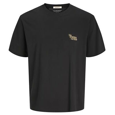 JACK & JONES Jorhydra Cutout Tee Ss Crew Neck, svart, L JACK & JONES Jorhydra Cutout Tee Ss Crew Neck, svart, L